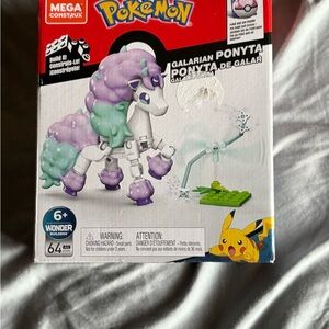 Mega Construx Pokémon Galarian Ponyta Building Set - Lavender and White